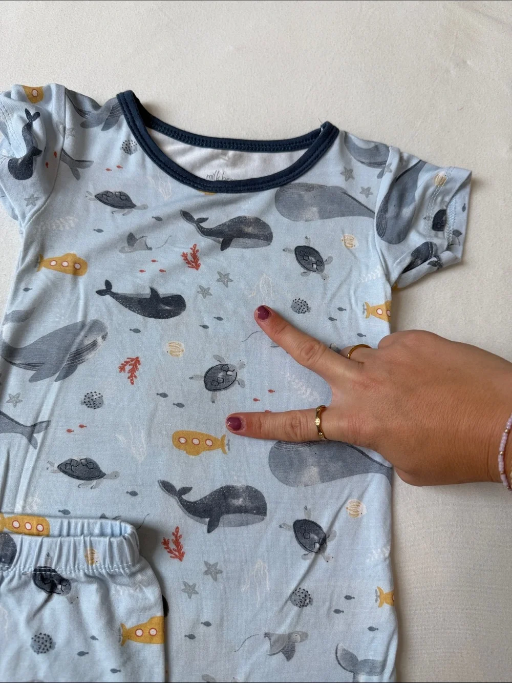 Milkberry Short Sleeve Short Pajama Set
